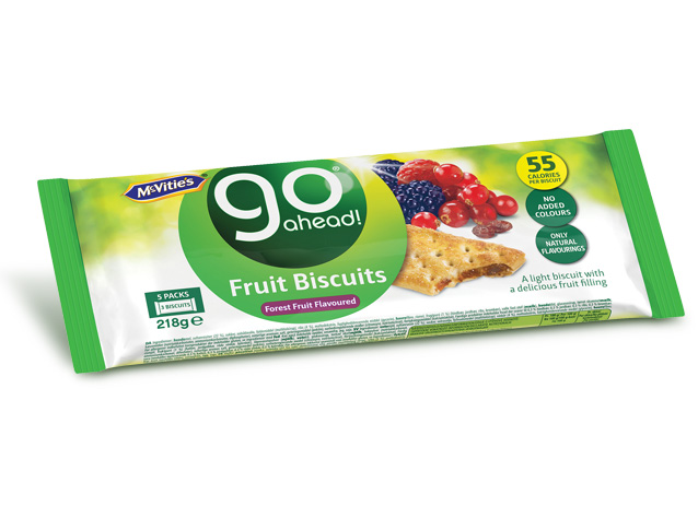 McVitie’s Go Ahead! Forest Fruit 5×43,6g